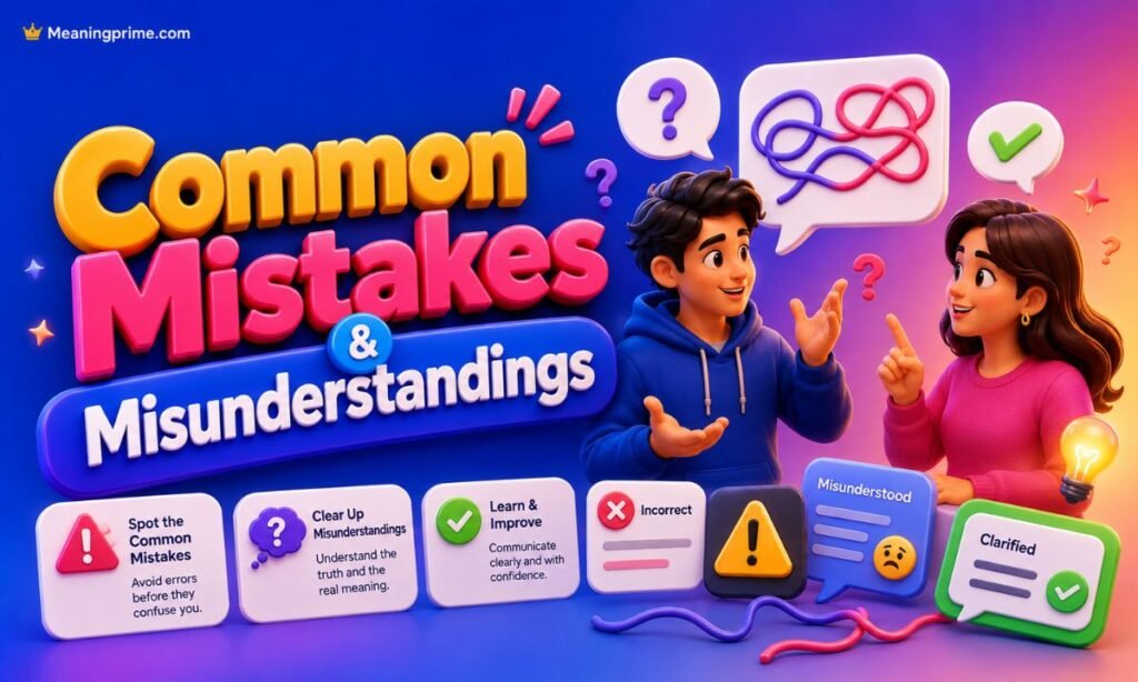 Common Mistakes & Misunderstandings