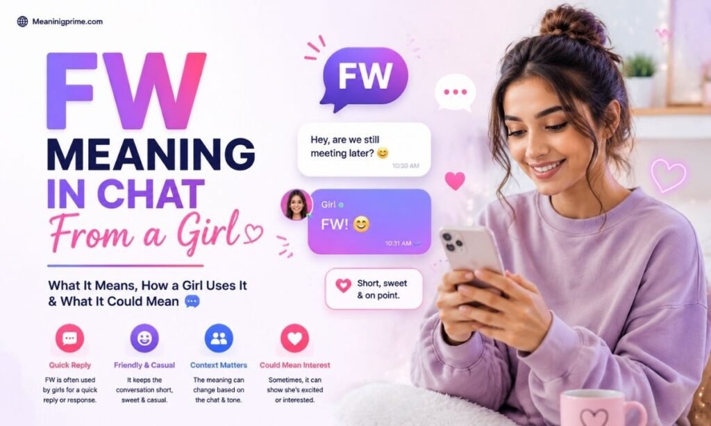 FW Meaning in Chat From a Girl
