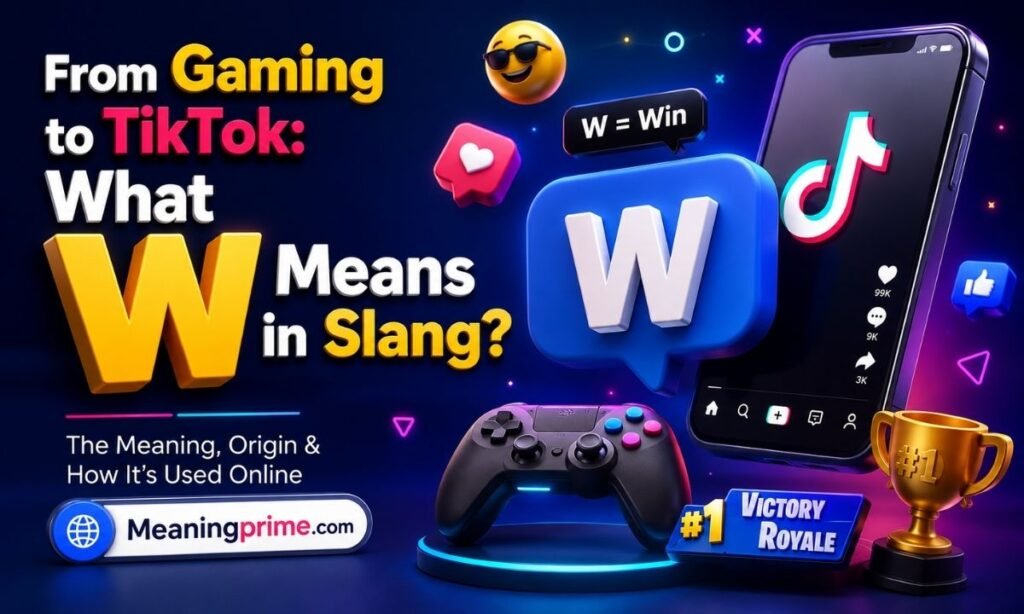 From Gaming to TikTok What W Means in Slang