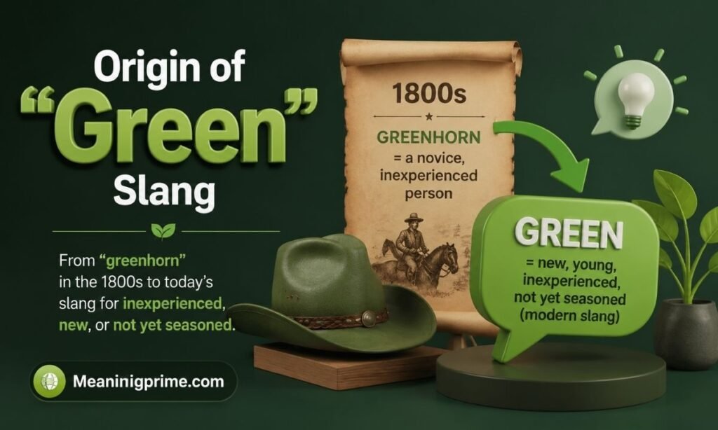 Origin of Green Slang