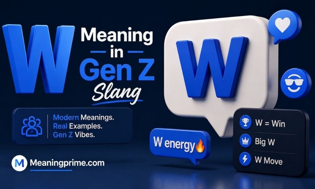 W Meaning in Gen Z Slang