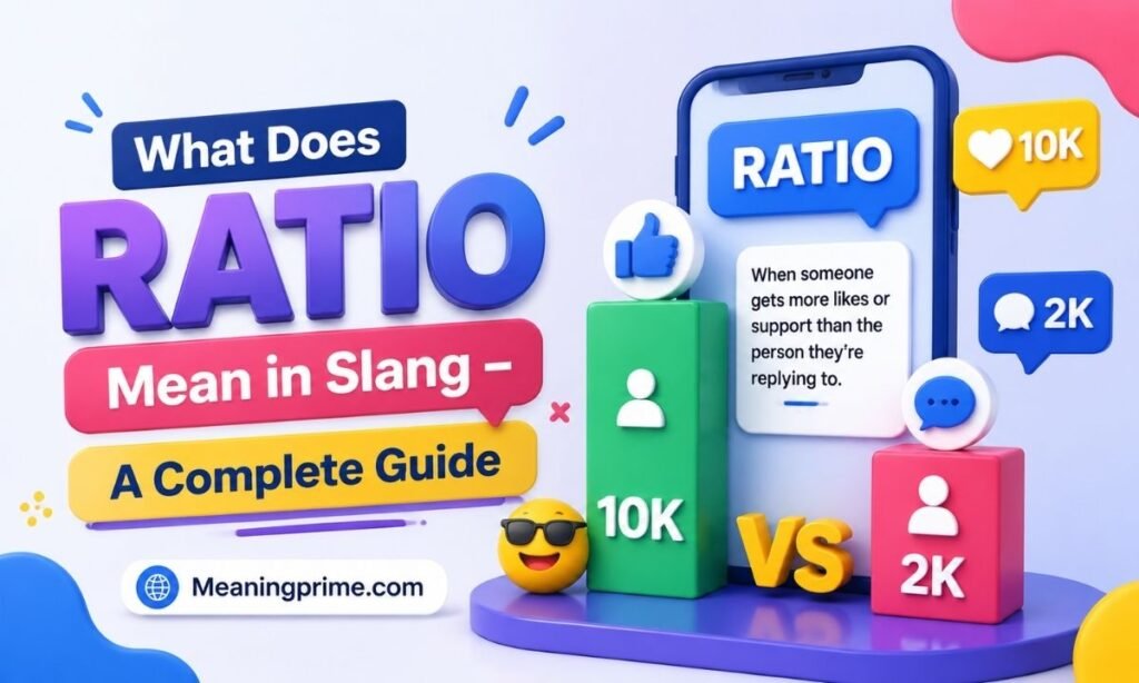 What Does Ratio Mean in Slang – A Complete Guide