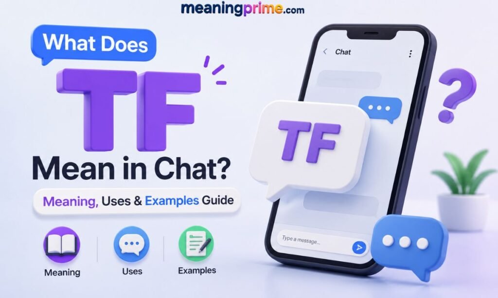 What Does TF Mean in Chat Meaning, Uses & Examples Guide