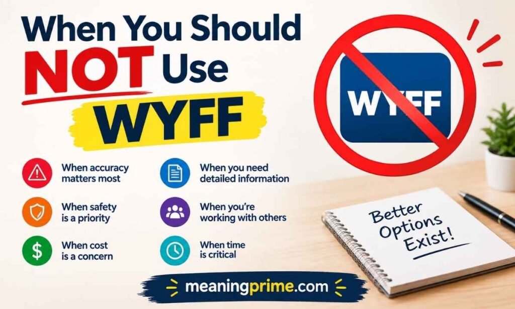 When You Should NOT Use WYFF
