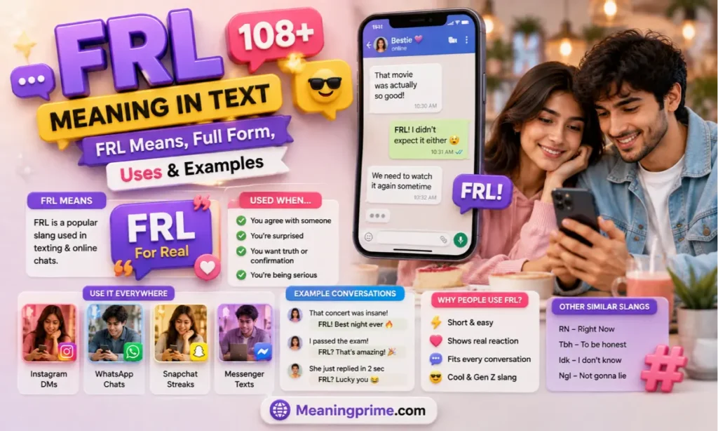 FRL Meaning in Text