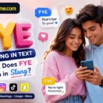 FYE Meaning in Text