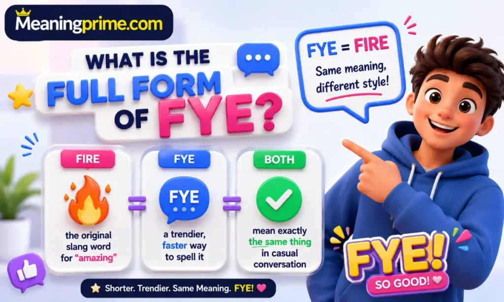 Full Form of FYE