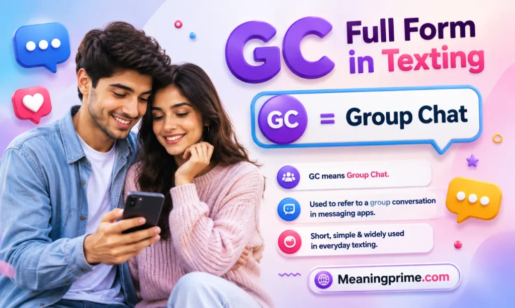 GC Full Form in Texting