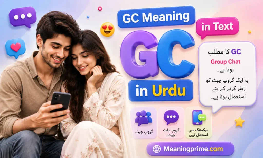 GC Meaning in Text in Urdu