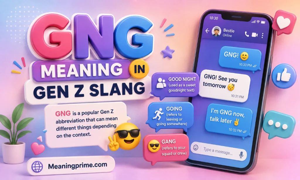 GNG Meaning in Gen Z Slang