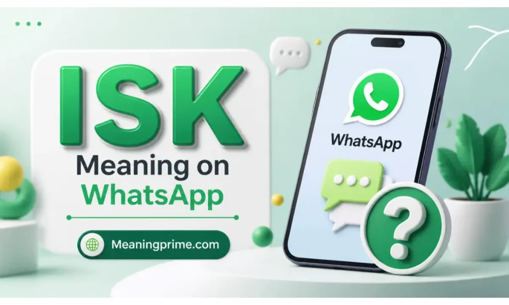 ISK Meaning on WhatsApp