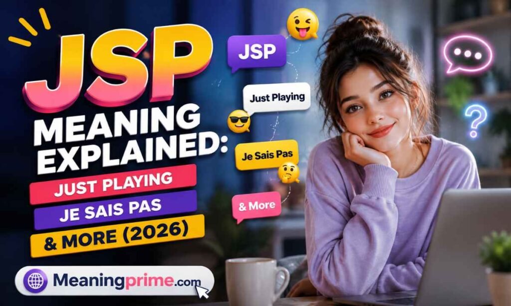 JSP Meaning Explained_ Just Playing, Je Sais Pas & More (2026)