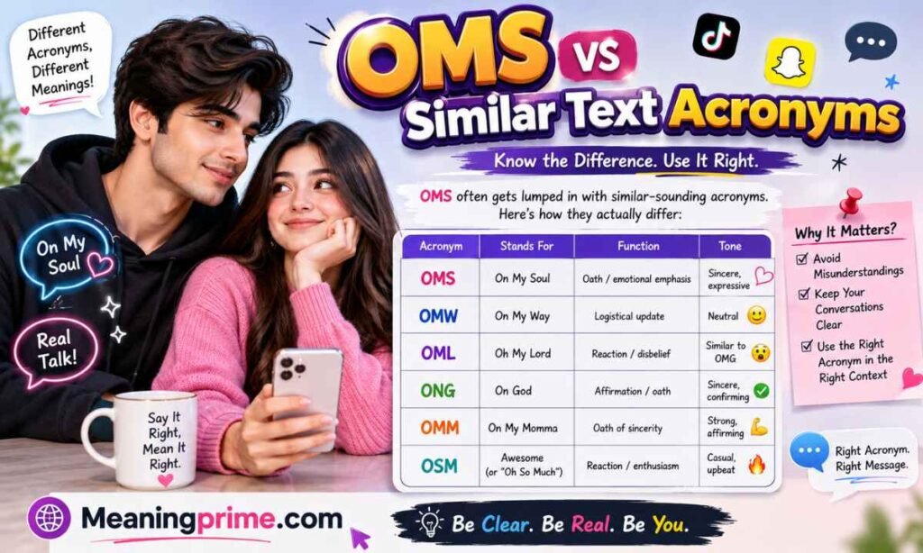 OMS vs Similar Text Acronyms