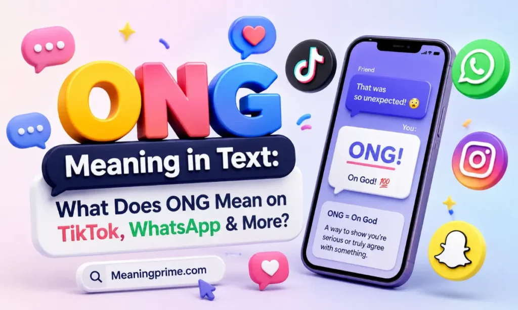 ONG meaning in text