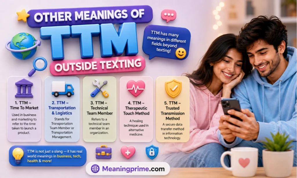 Other Meanings of TTM Outside Texting
