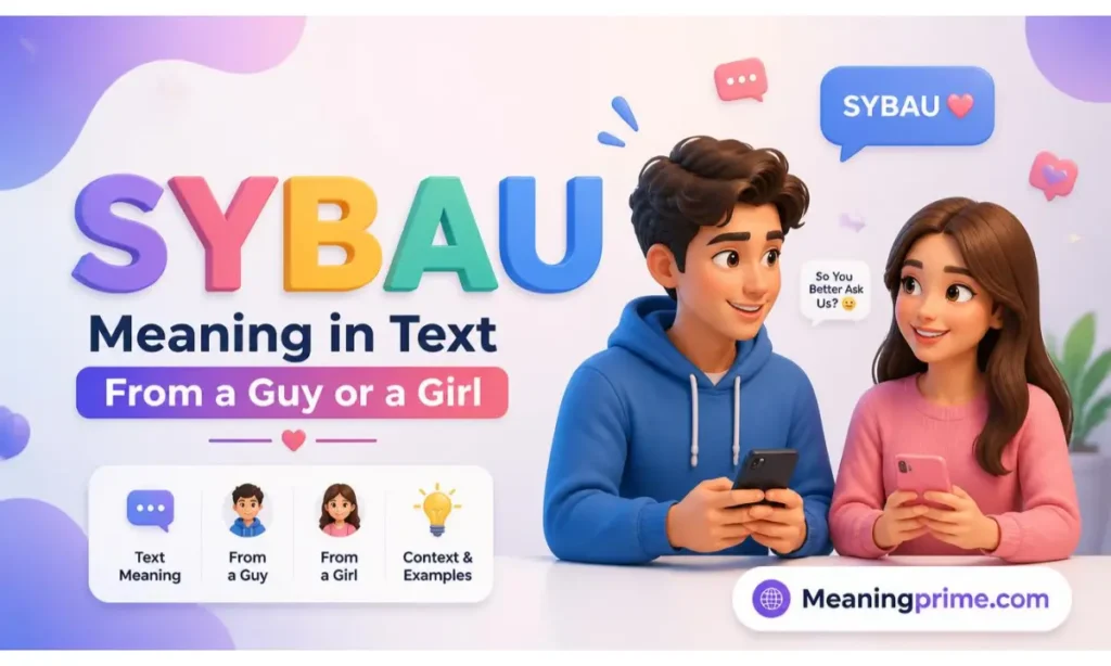 SYBAU Meaning in Text From a Guy or a Girl
