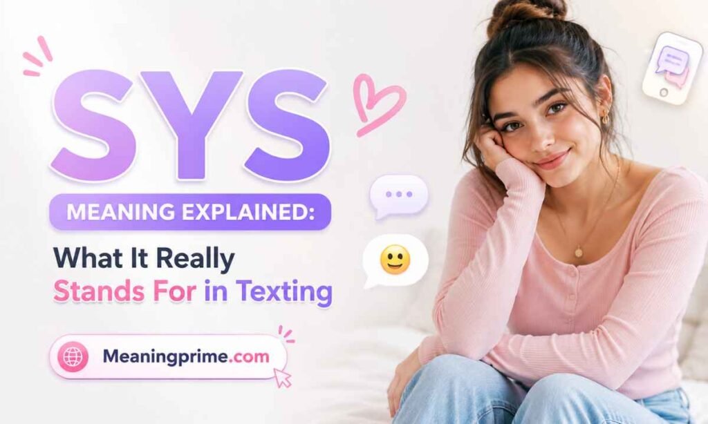 SYS Meaning Explained_ What It Really Stands For in Texting