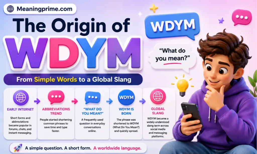 The Origin of WDYM