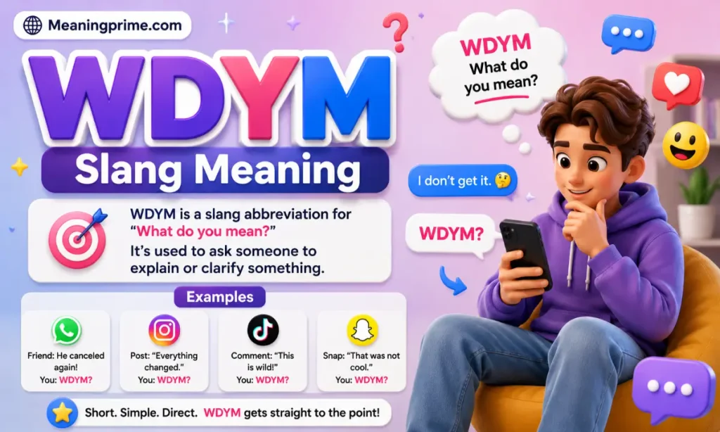 WDYM Slang Meaning