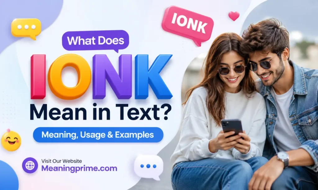 What Does IONK Mean in Text