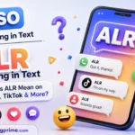 alr meaning in text