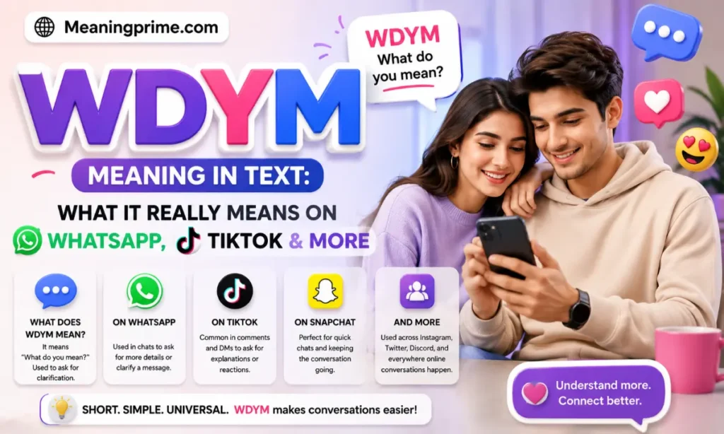 wdym meaning in text
