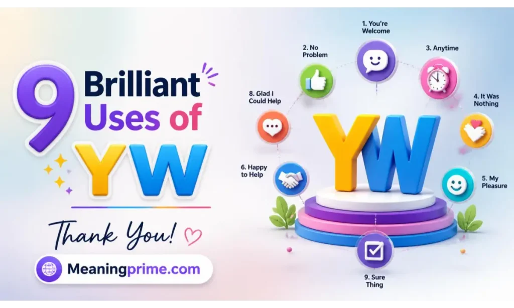 9 Brilliant Uses of YW After Thank You