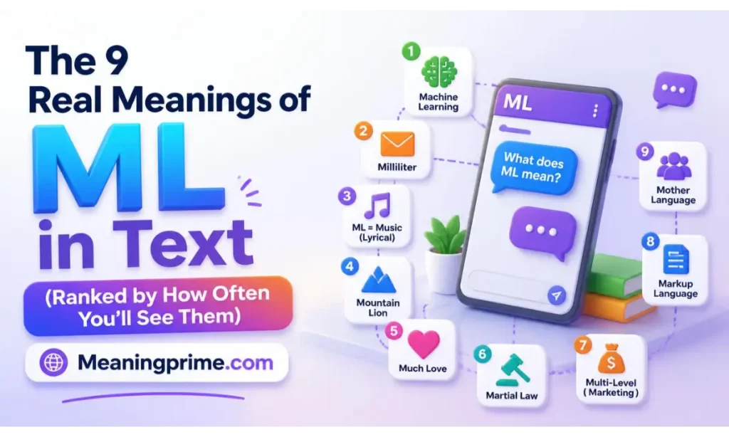 9 Real Meanings of ML in Text
