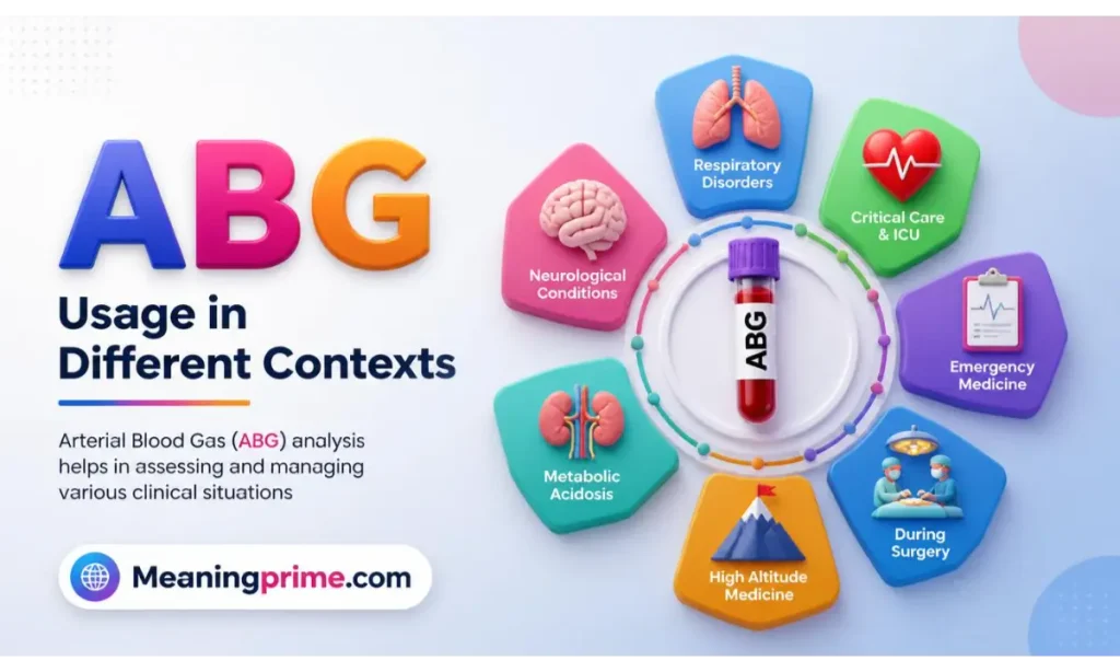 ABG Usage in Different Contexts