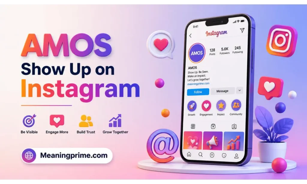 AMOS Show Up on Instagram