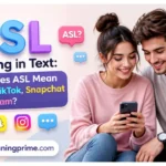 ASL meaning in text