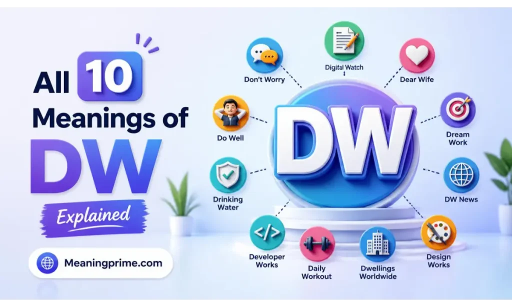 All 10 Meanings of DW Explained