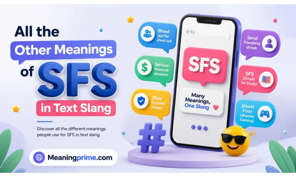 All the Other Meanings of SFS in Text Slang