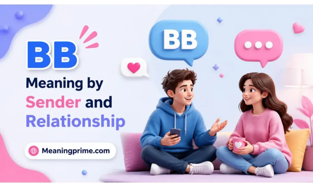 BB Meaning by Sender and Relationship
