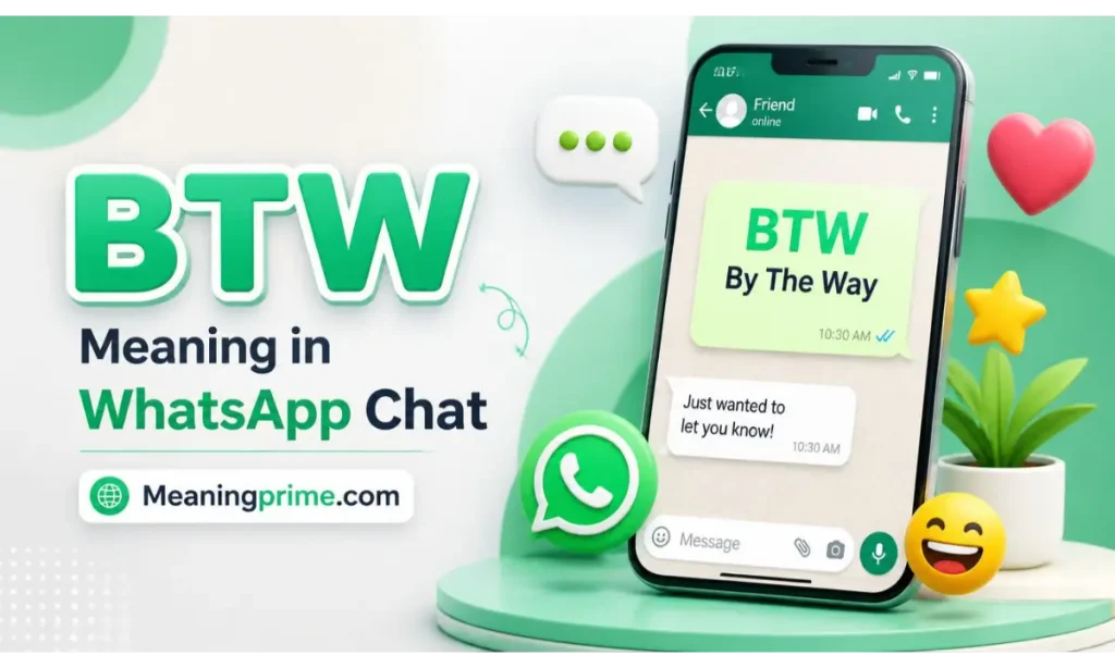 BTW Meaning in WhatsApp Chat