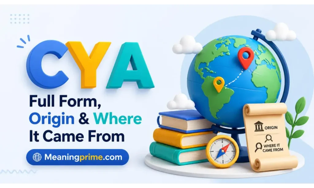 CYA Full Form, Origin & Where It Came From