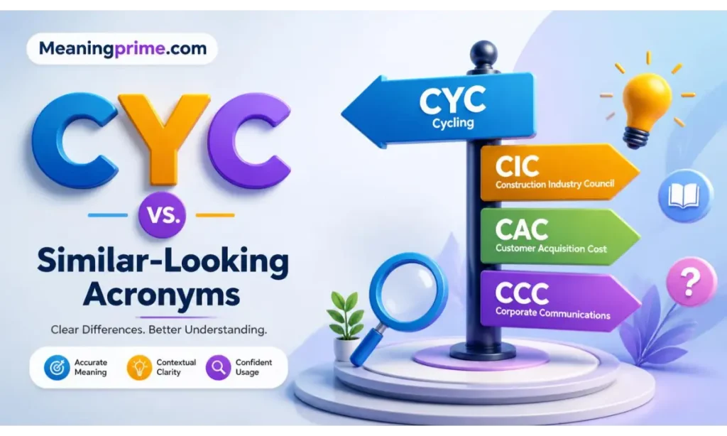 CYC vs. Similar-Looking Acronyms 