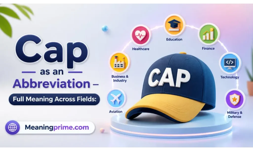Cap as an Abbreviation — Full Meaning Across Fields
