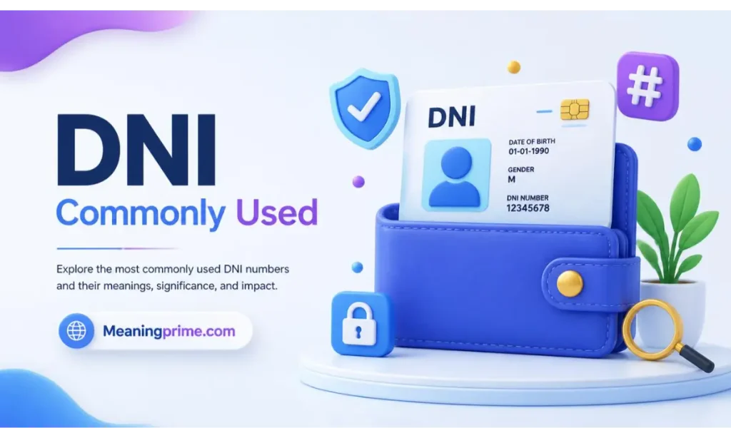 DNI Commonly Used