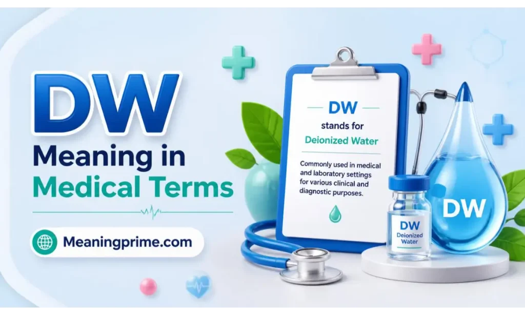 DW Meaning in Medical Terms