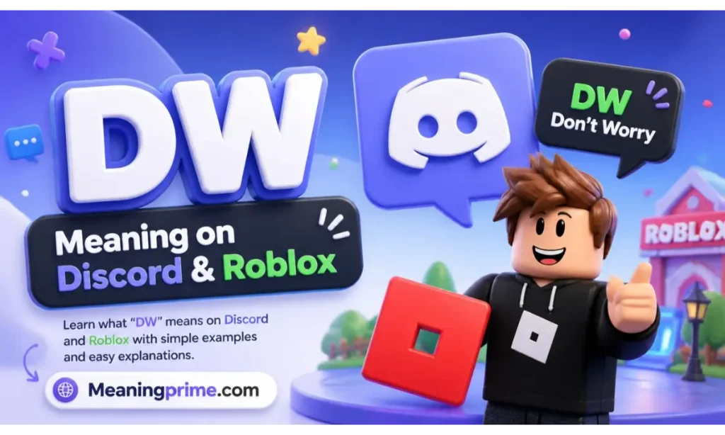 DW Meaning on Discord & Roblox