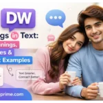 DW Meanings in Text