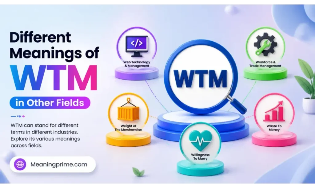 Different Meanings of WTM in Other Fields