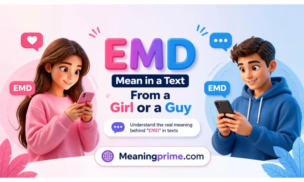 EMD Mean in a Text From a Girl or a Guy