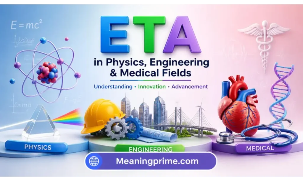 ETA in Physics, Engineering & Medical Fields