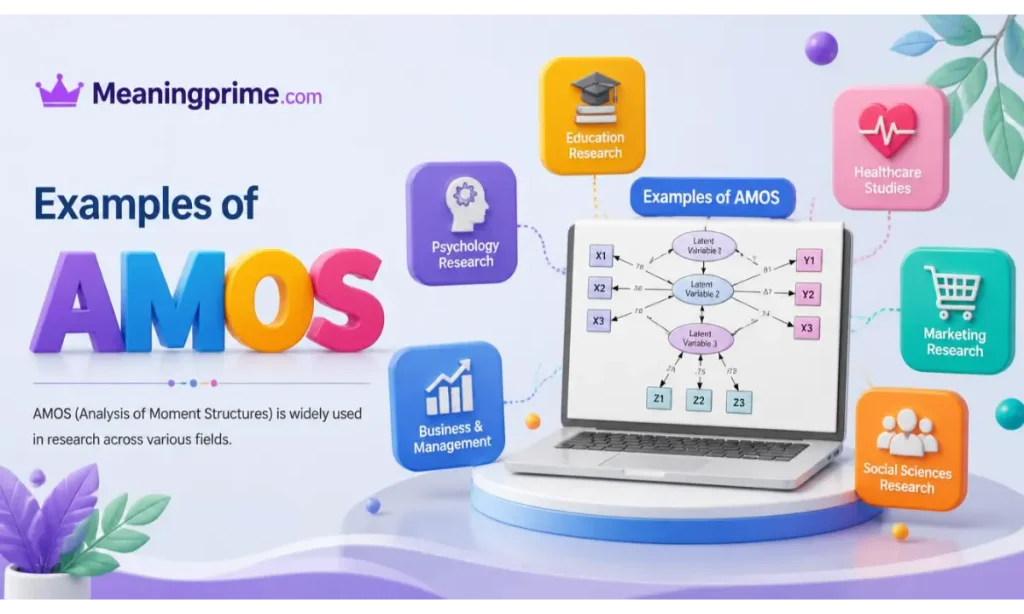 Examples of AMOS