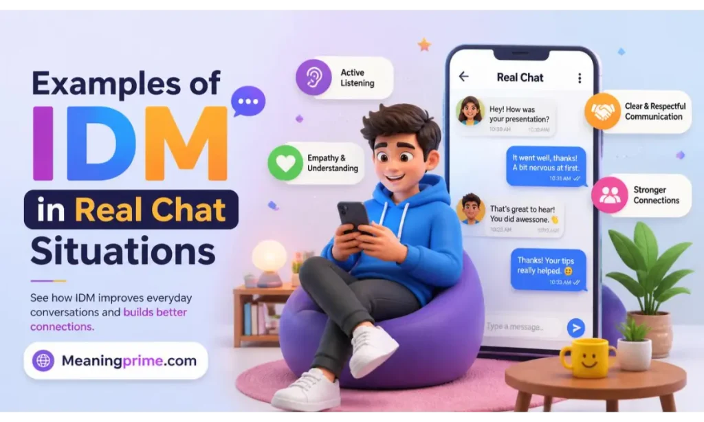 Examples of IDM in Real Chat Situations