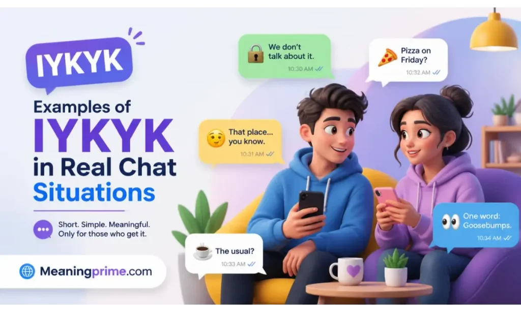Examples of IYKYK in Real Chat Situations