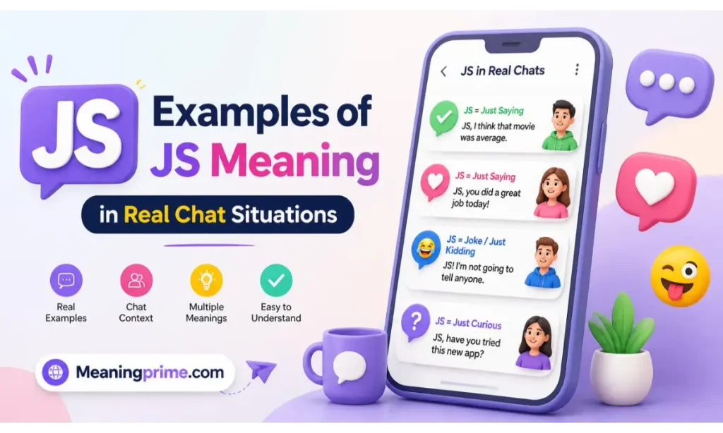 Examples of JS Meaning in Real Chat Situations