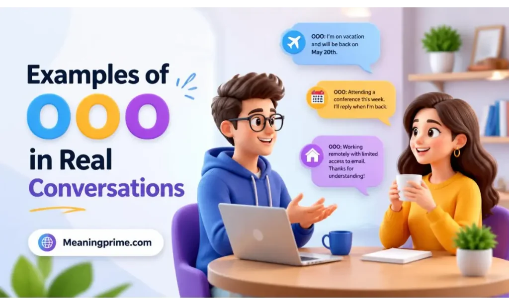 Examples of OOO in Real Conversations